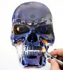 Dru Blair: Airbrush - Chrome Skull with Fire </b><p>Coming in 2018</p>