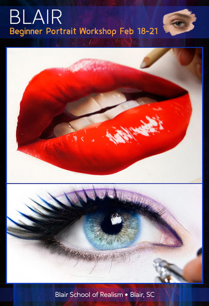 Dru Blair: Airbrush - Intro to Portraits</b><p>Held in Feb 2016</p>