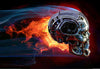 Dru Blair: Airbrush - Chrome Skull with Fire </b><p>Coming in 2018</p>