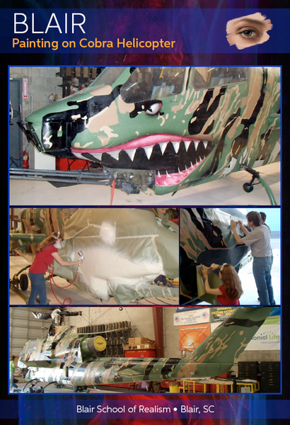 Dru Blair: Airbrush - Automotive COBRA gunship </b><p>Held in March 2016</p>