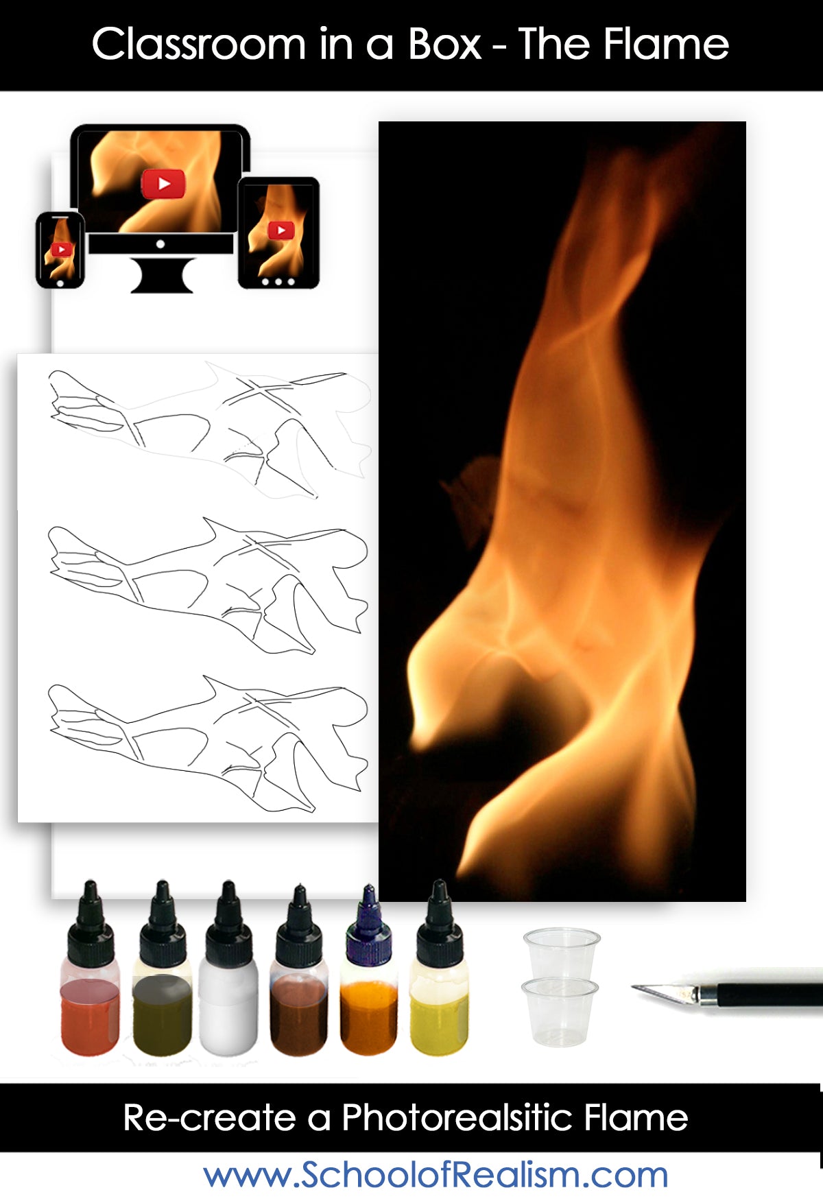 How To Draw Realistic Fire
