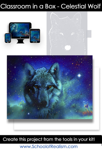 Classroom in a Box: Celestial Wolf kit (No paint or tools)