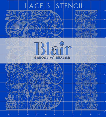 Blair Stencil - Lace 3 stencil set