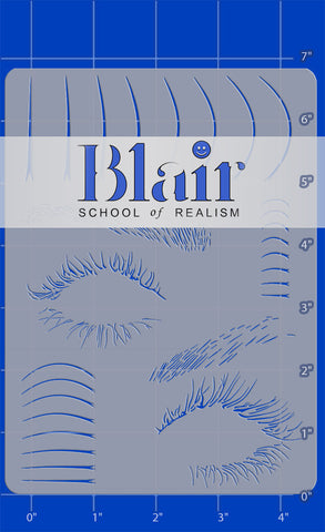 Blair Stencils  - hair & lashes bundle
