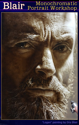 Dru Blair-Airbrush Monochromatic Portraits - Oct 2020