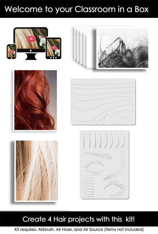 Classroom in a box!  Hair project (no paint or tools)
